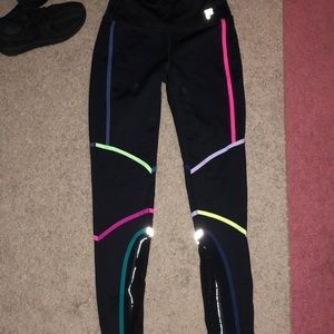 FILA multi colored black leggings